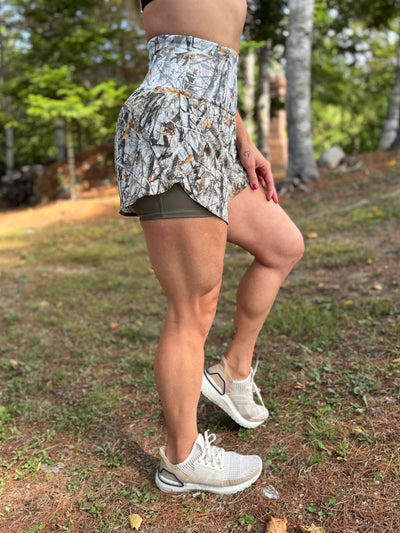 Concealed Carry Running Shorts With Pockets | Tree Camo