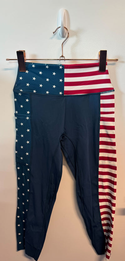 SAMPLE: Capris With Pockets | Stars & Stripes - S