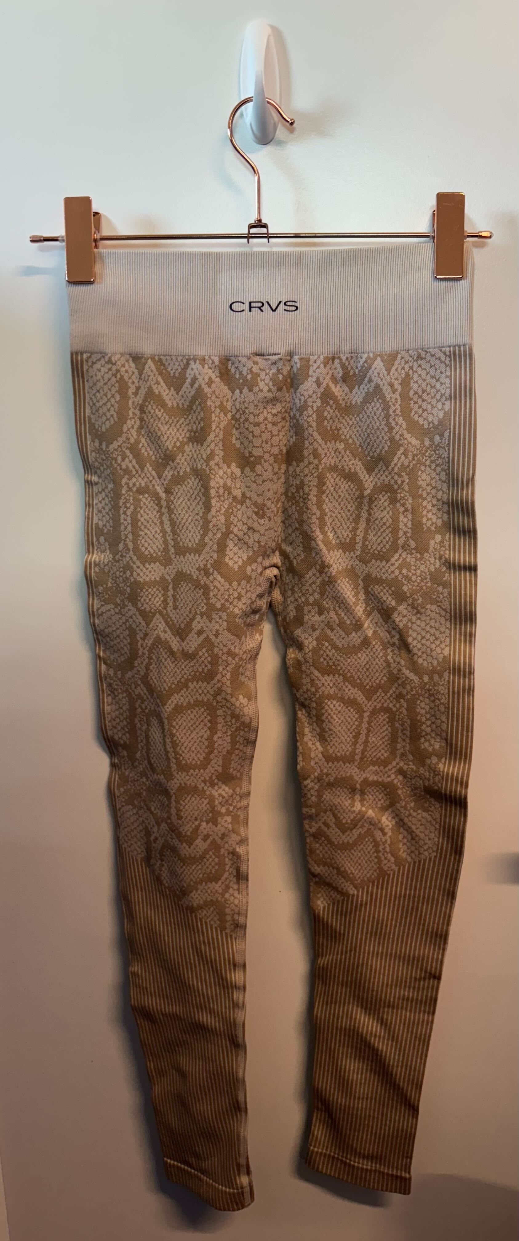 SAMPLE: Seamless Leggings | Tan Snakeskin - Medium