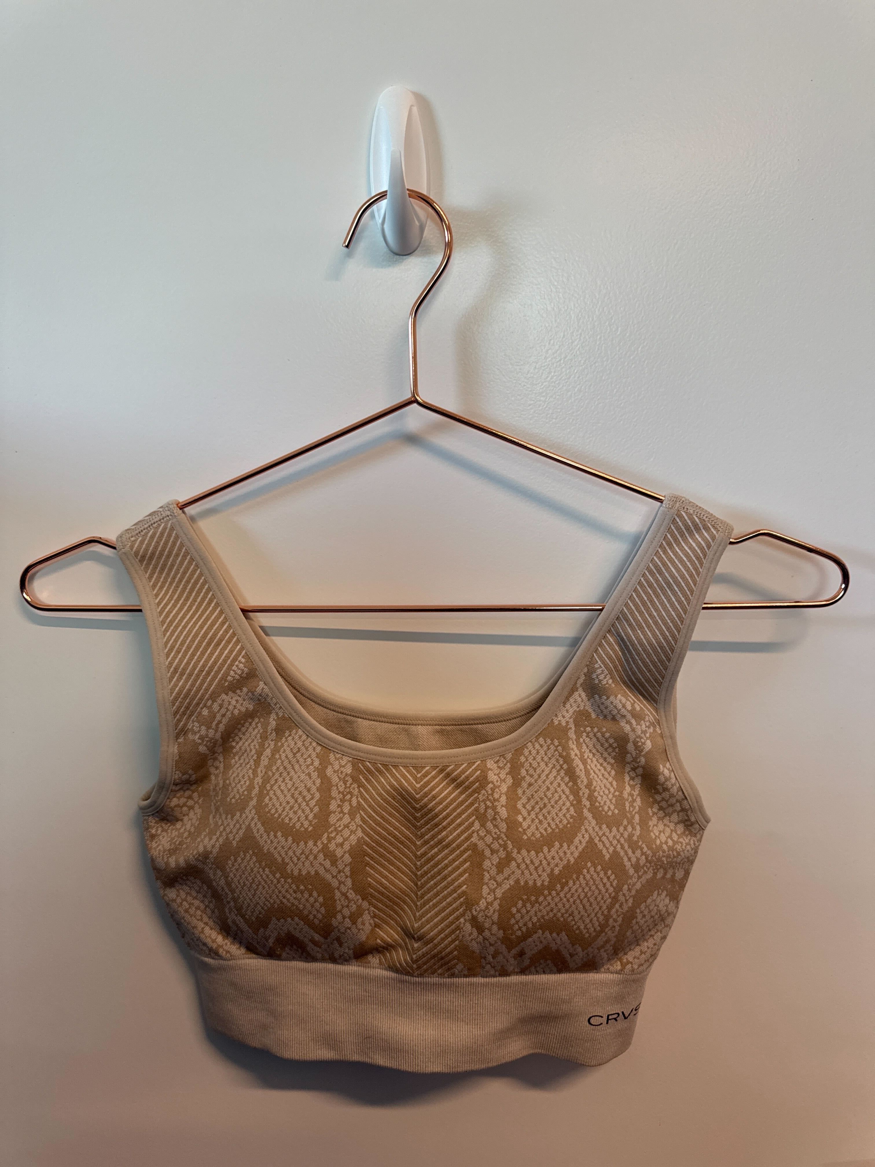SAMPLE: Seamless Bra | Tan Snakeskin - S