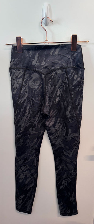 SAMPLE: Leggings With Pockets | Black & Grey Multicolor - Small
