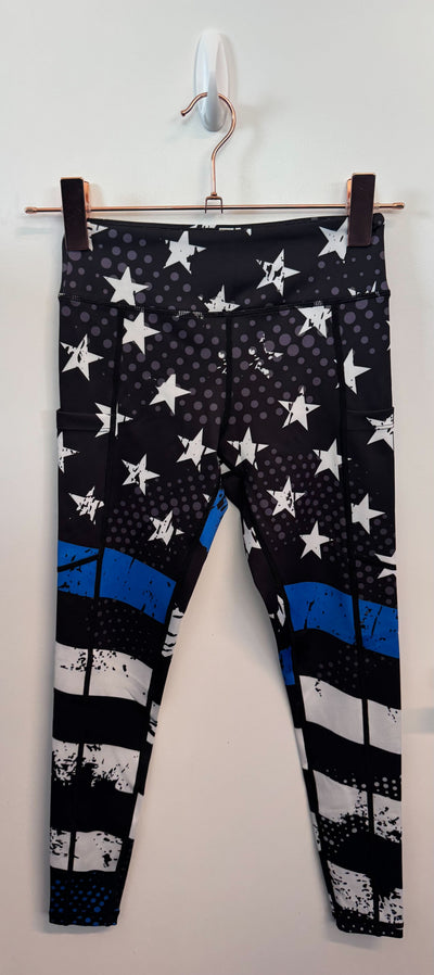SAMPLE: Leggings With Pockets | Blue Line - X-Small