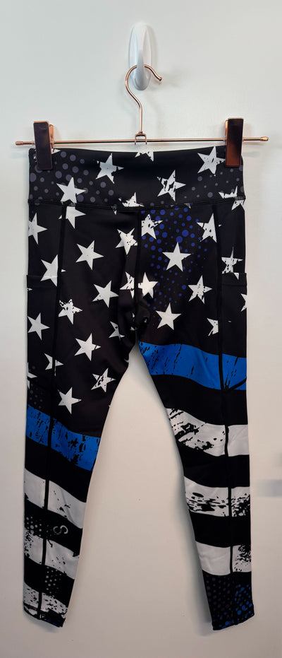 SAMPLE: Leggings With Pockets | Blue Line - X-Small