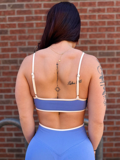 Piped Seamless Bra | Bluebonnet (PRE-ORDER)