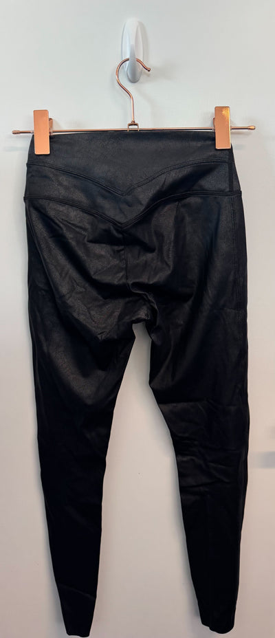 SAMPLE: Faux Leather Leggings | Black - Small