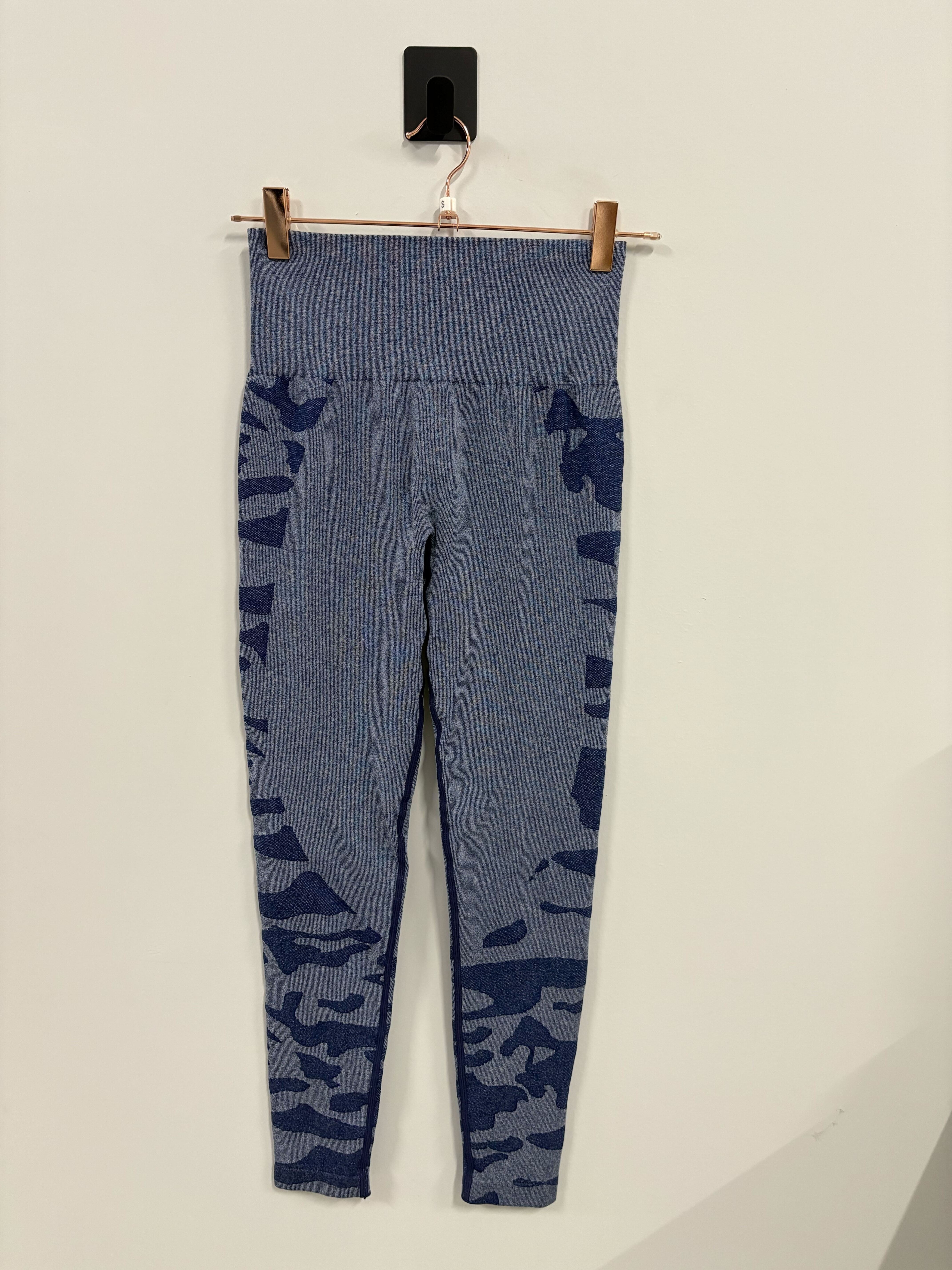 SAMPLE: Seamless Leggings | Blue Camo - Small