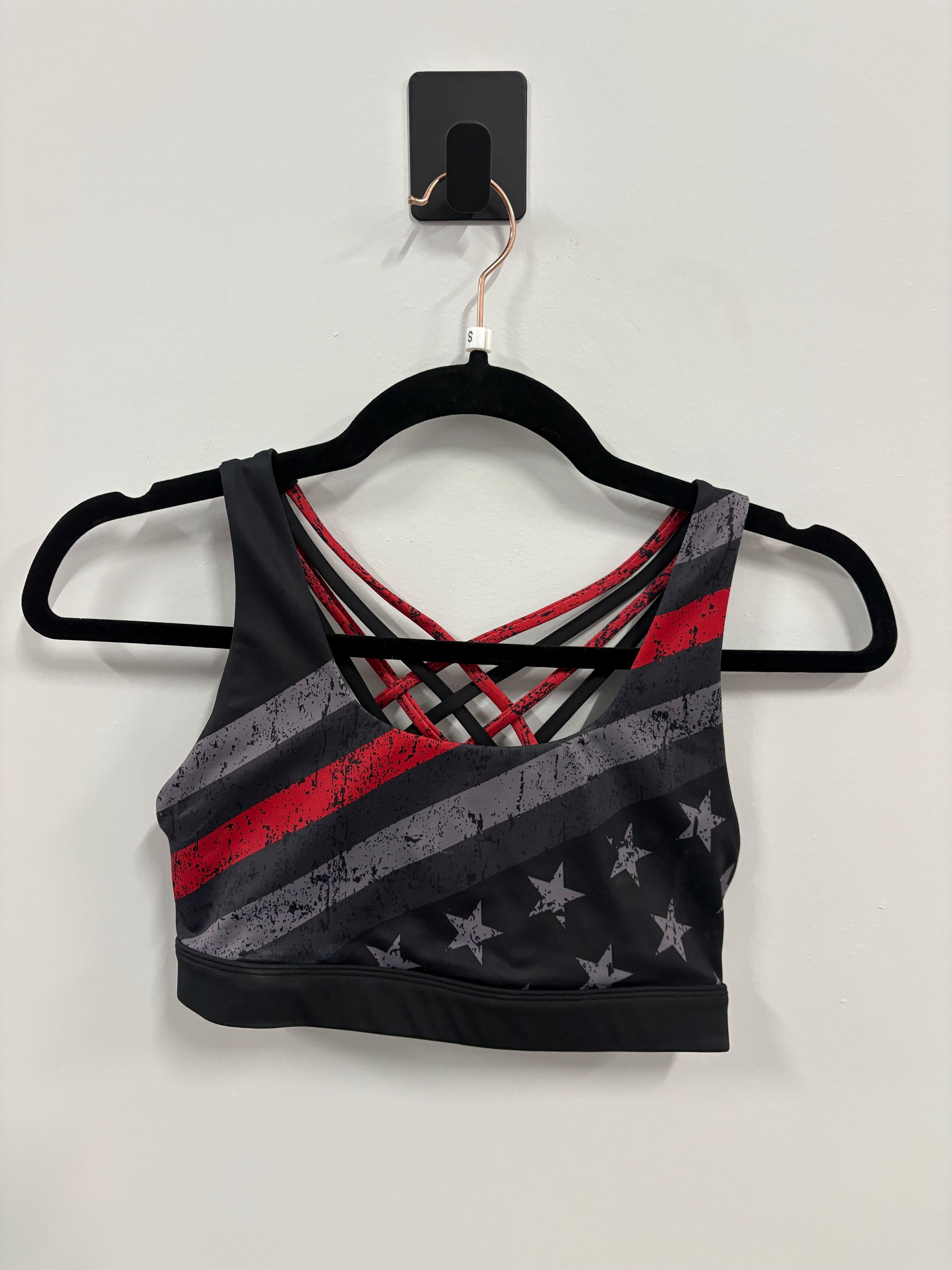 SAMPLE: Essential Strappy Red Line Bra | Red/Black/Grey - Small