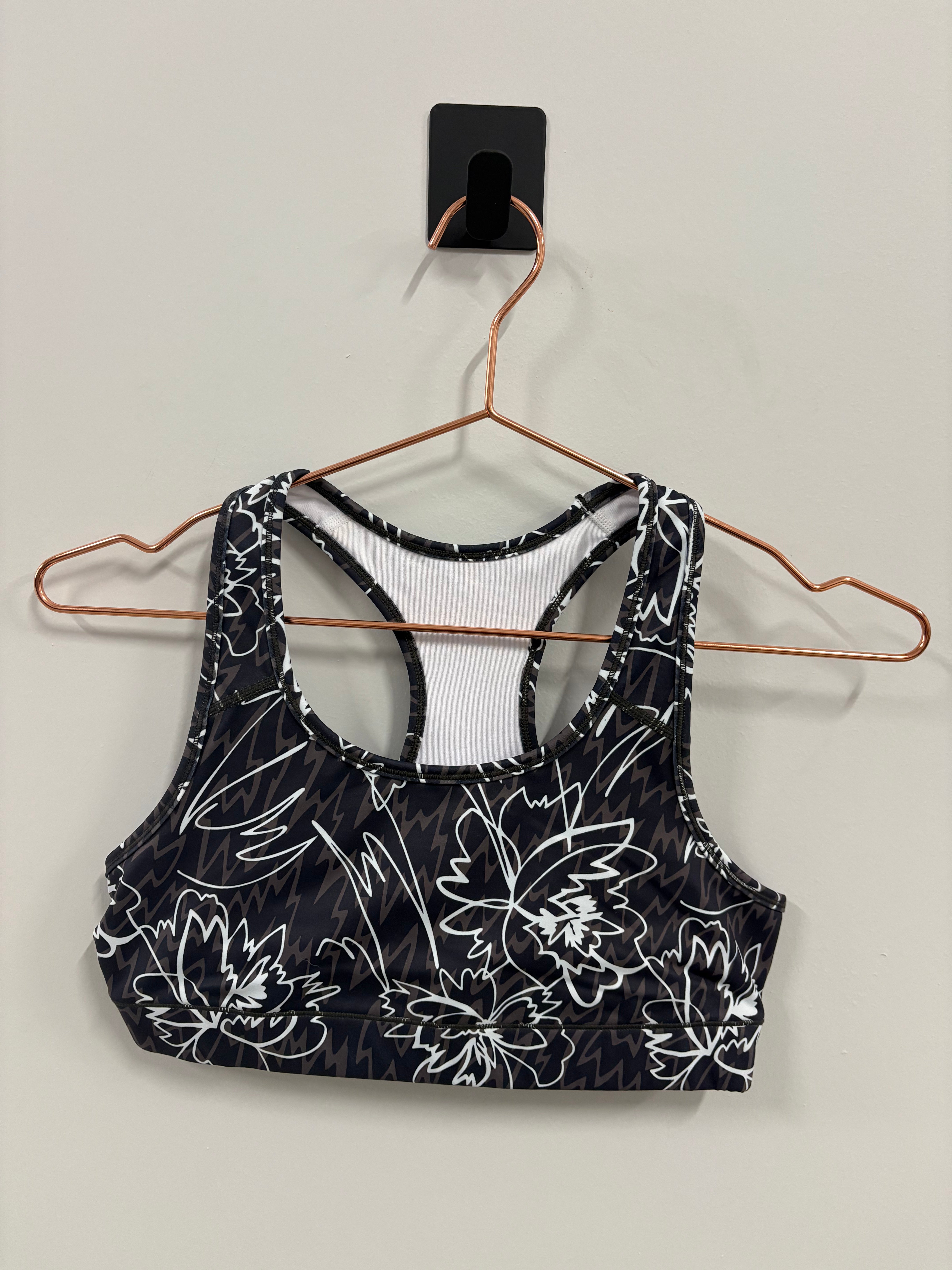 SAMPLE: Empowered Bra | Black/White/Grey - Small