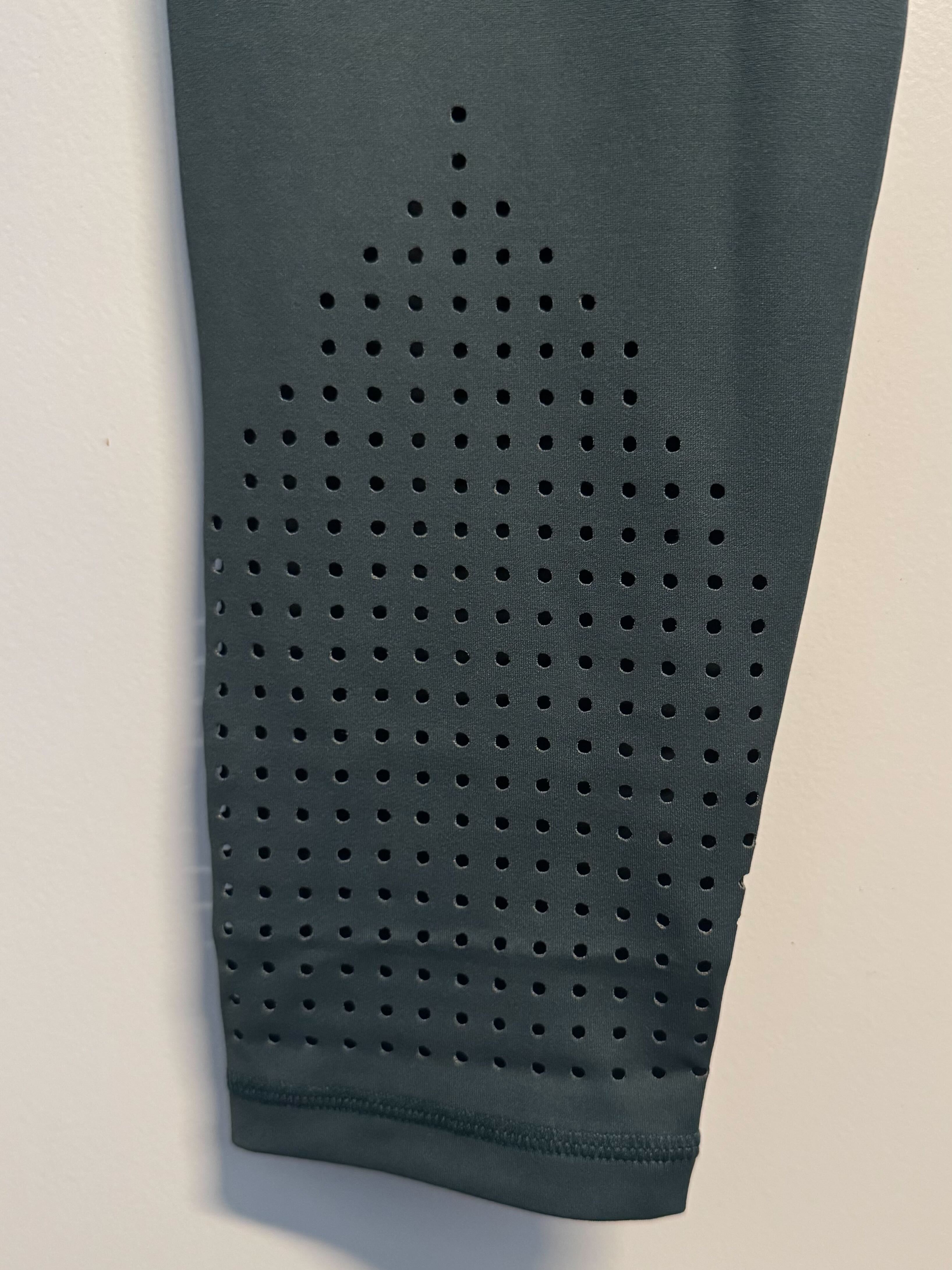 SAMPLE: Empowered Leggings With Pockets & Laser Cuts | Dark Green - XL