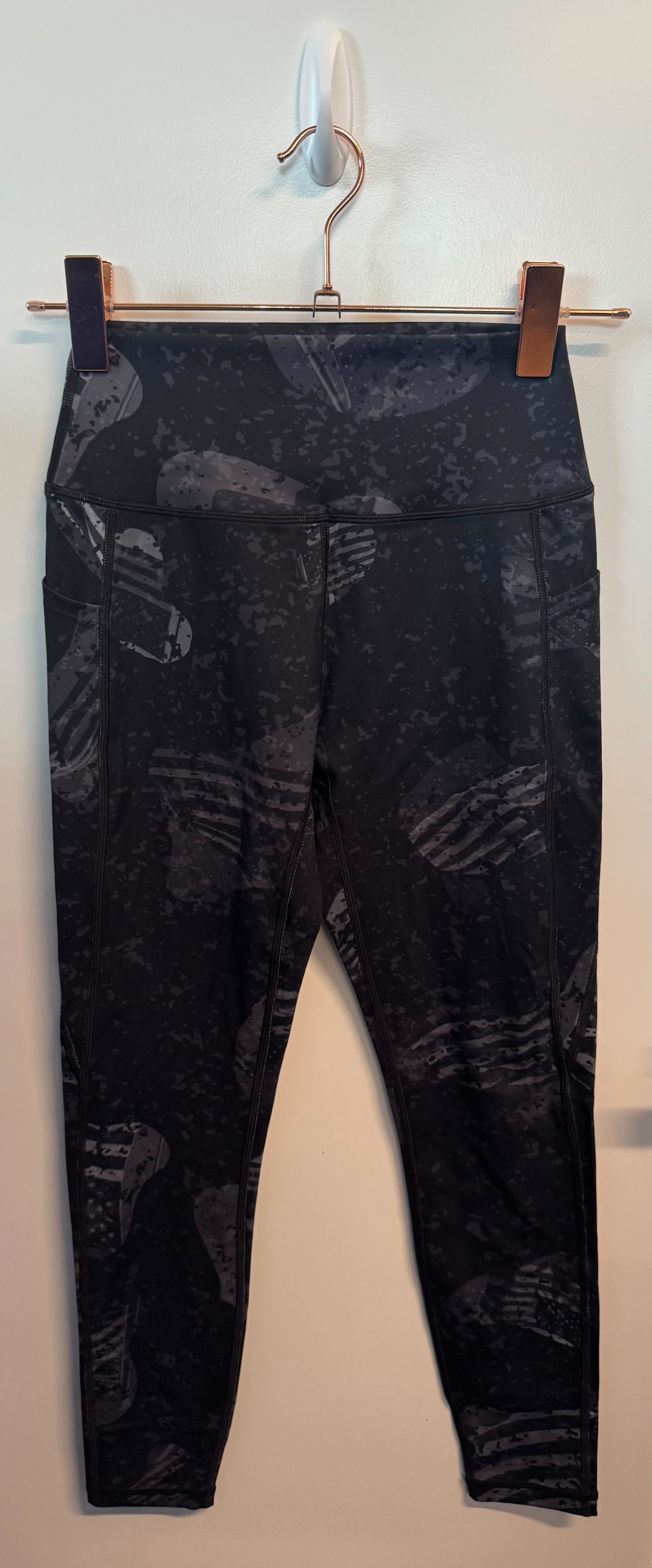 SAMPLE: Leggings With Pockets | Black Multicolored - S