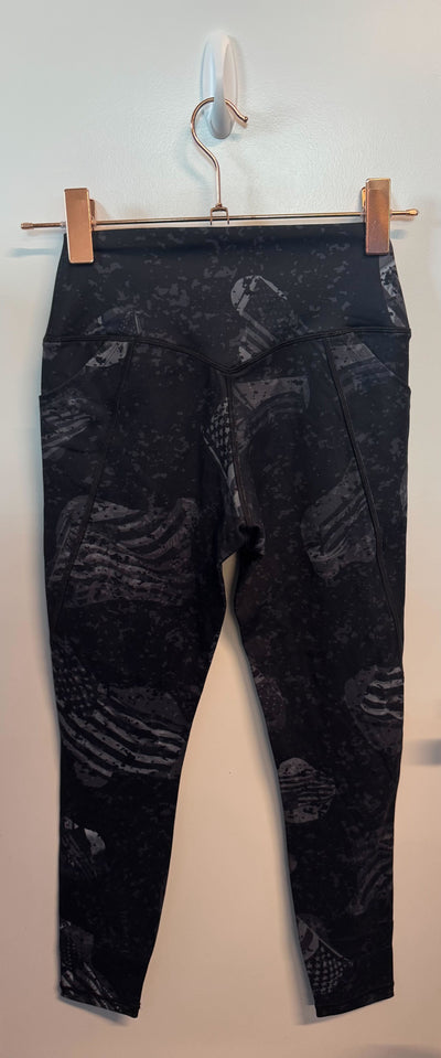 SAMPLE: Leggings With Pockets | Black Multicolored - S
