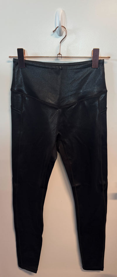 SAMPLE: Empowered Leggings With Pockets | Black Shimmer - S
