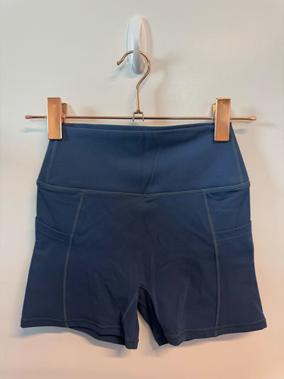 SAMPLE: NKD Shorts W/Pockets 4" | Blue - S