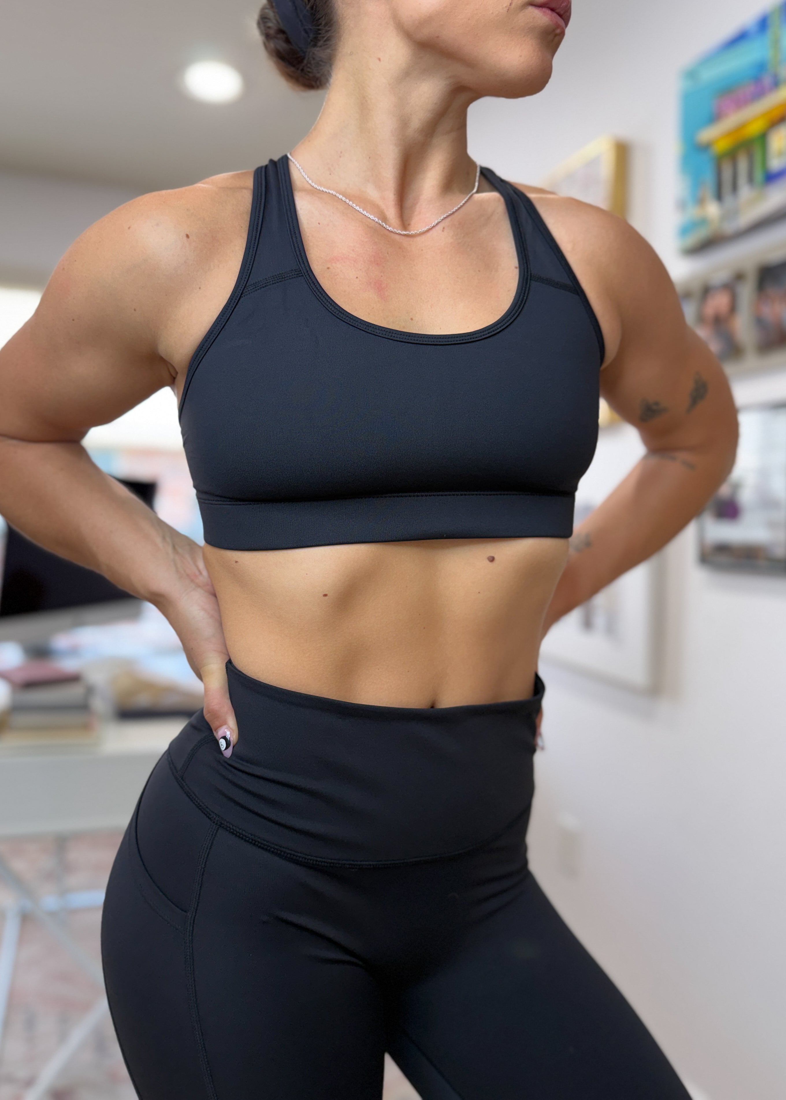 Empowered Sports Bra | Black