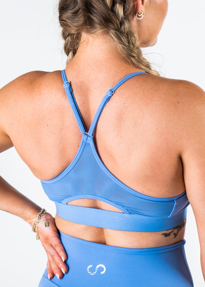 NKD Mesh Bra | Periwinkle