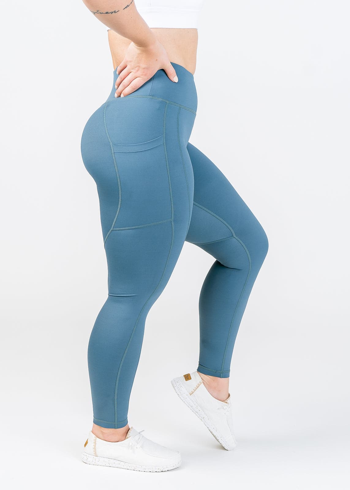 Empowered Leggings With Pockets | Blue Spruce