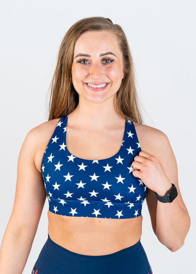 Essential Strappy Bra 1.0 | Red, White, & Blue