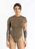 Empower Thong Bodysuit | Navy Brown