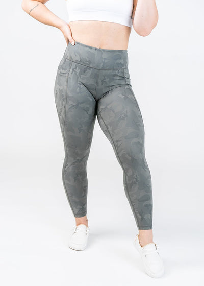 Empowered Leggings | Green Camo
