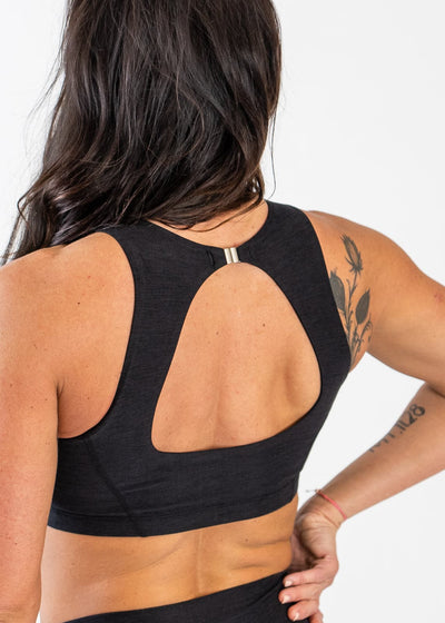 High Neck Dream Bra | Black