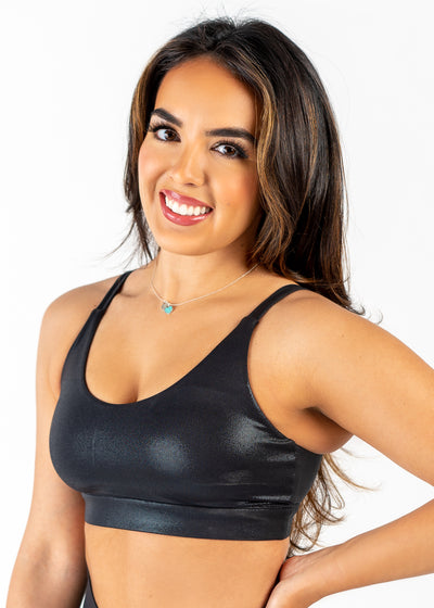 Shimmer Bra - Black