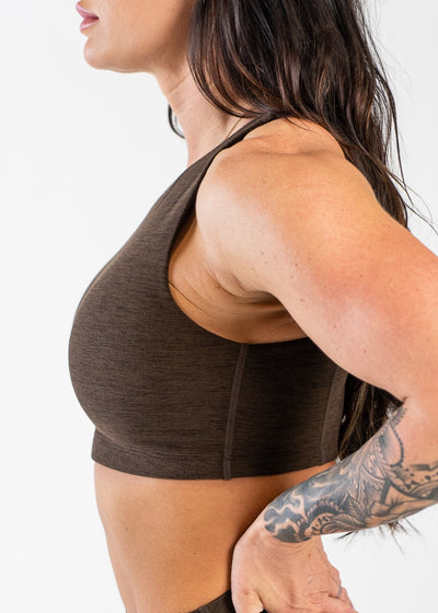 High Neck Dream Bra | Cocoa