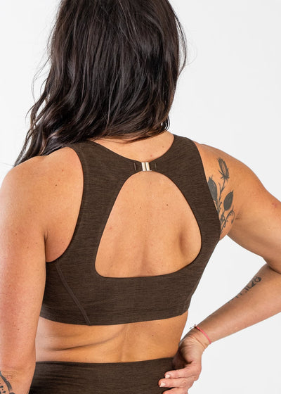 High Neck Dream Bra | Cocoa