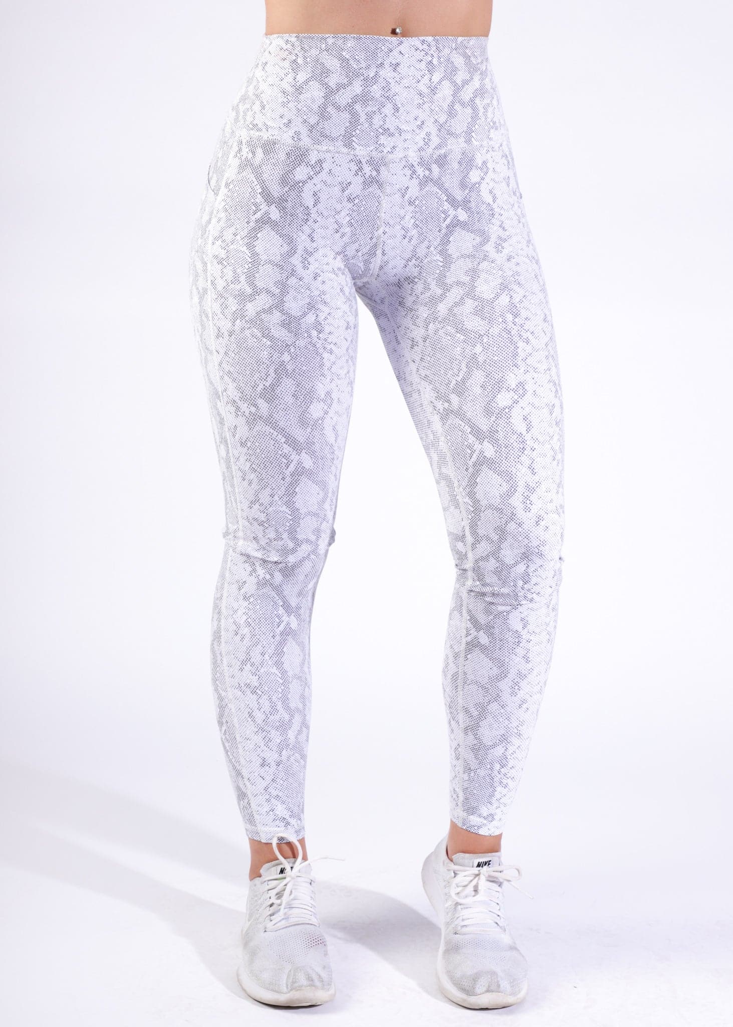 Waist Down Front View Wearing Empowered Leggings | Cobra