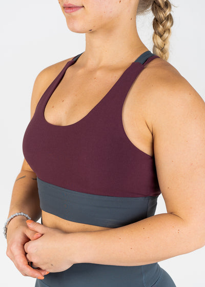 NKD Strappy Bra | Sangria/Storm