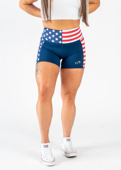 Red, White, and Badass Shorts 5" | Stars and Stripes