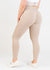 Chest Down 3/4 Back View of Glutes in Contour Seamless Leggings - Shell